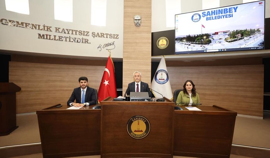 ŞAHİNBEY BELEDİYESİ HAZİRAN AYI MECLİS TOPLANTISI YAPILDI