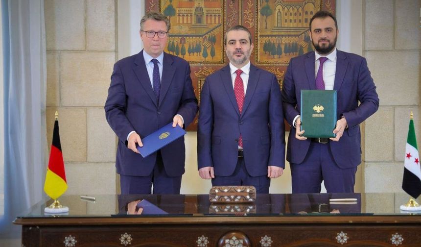 Suriye ile Almanya Arasında Ortak Komite İçin Resmi İmzalar Atıldı