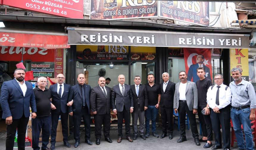 BAŞKAN KILIÇ ALAYBEY ESNAFI İLE BİRARAYA GELDİ