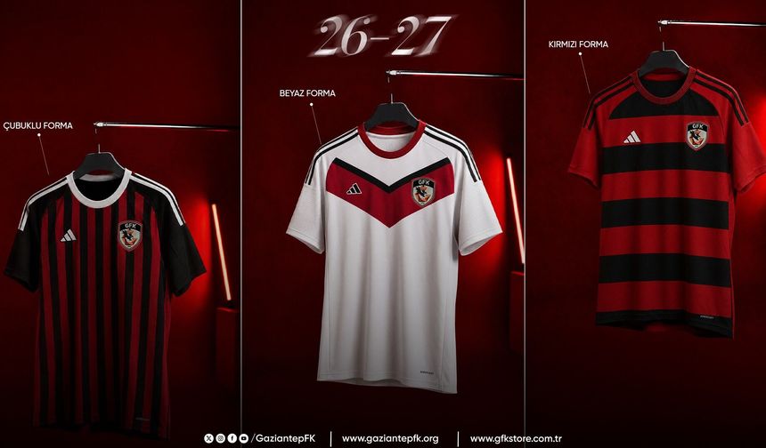 Gaziantep FK, yeni sezon formalarını tanıttı
