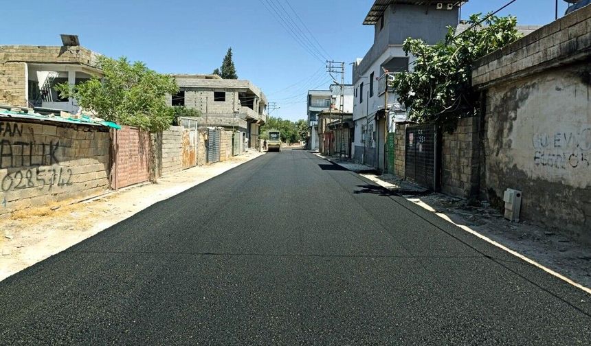 Araban'da 3 mahallede yol yenileme çalışmaları tamamladı