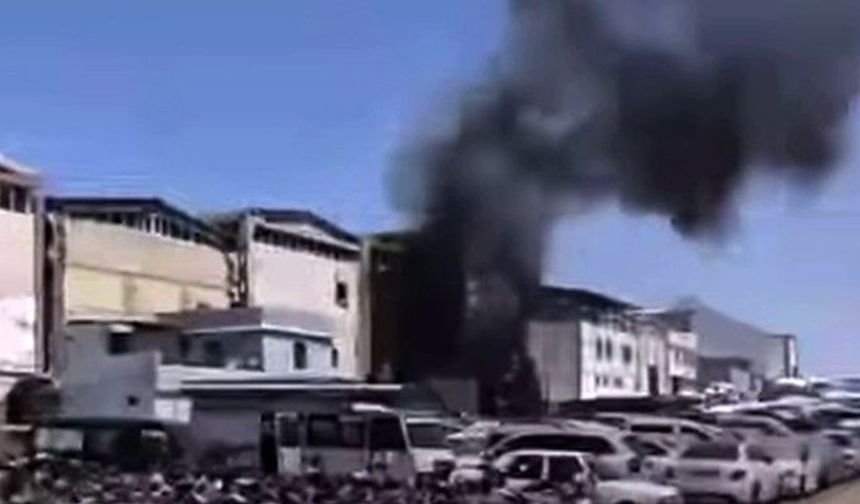 Gaziantep'te korkutan iş yeri yangını