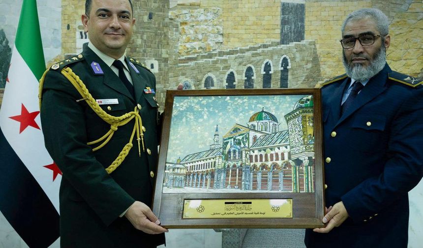 Suriye Savunma Bakan Yardımcısı, Türkiye'nin Askeri Ataşesi ile Görüştü