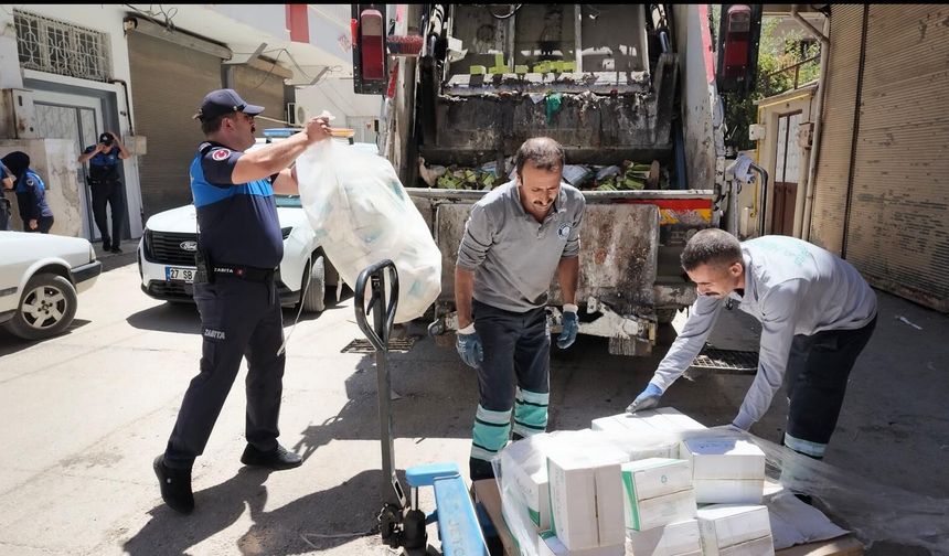 ŞAHİNBEY BELEDİYESİ ZABITA EKİPLERİNDEN SAHTE ETİKET OPERASYONU