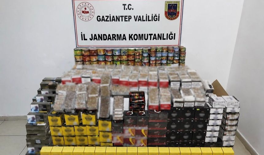 Gaziantep'te 1,4 milyon TL değerinde kaçak malzeme ele geçirildi
