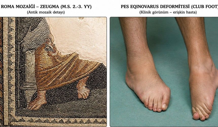 1800 yıllık Zeugma mozaiğinde tıbbi iz