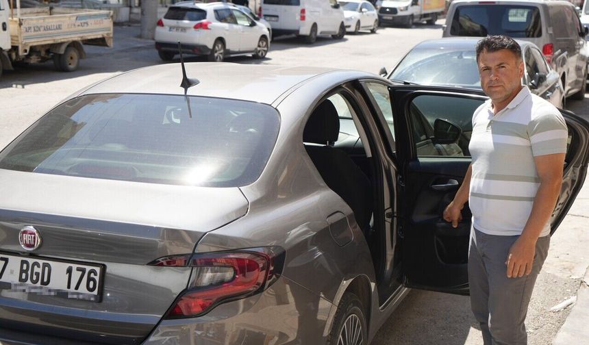 Sıfır aldığı Tofaş Fiat marka araç boyalı ve hasarlı çıktı