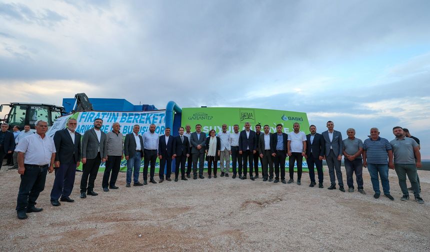 Gaziantep’te Dev İçme Suyu Projesi Tamamlandı