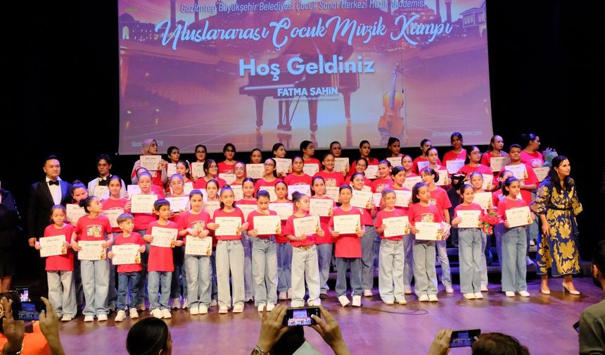 Gaziantep’te Çocukların Müzik Dolu Kampı