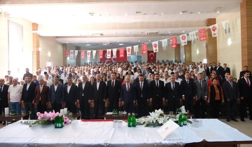 MHP Gaziantep'te ilçe kongreleri tamamlandı