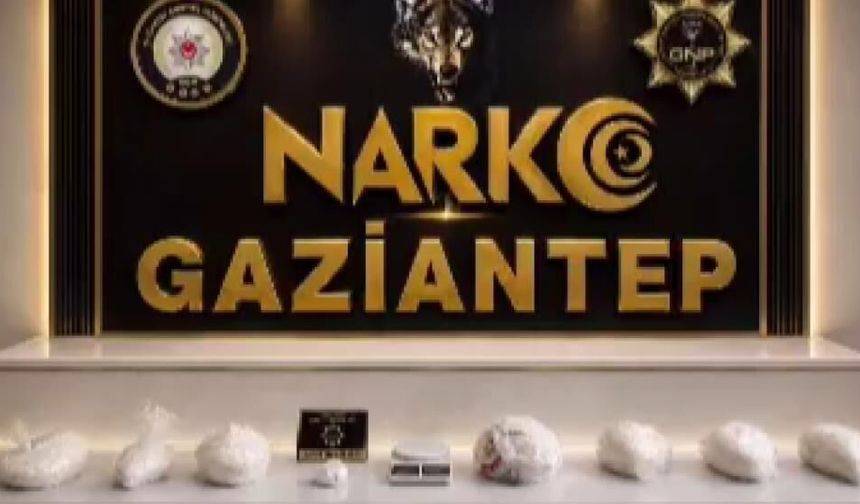 Gaziantep'te 7 kilo yasaklı madde ele geçirildi