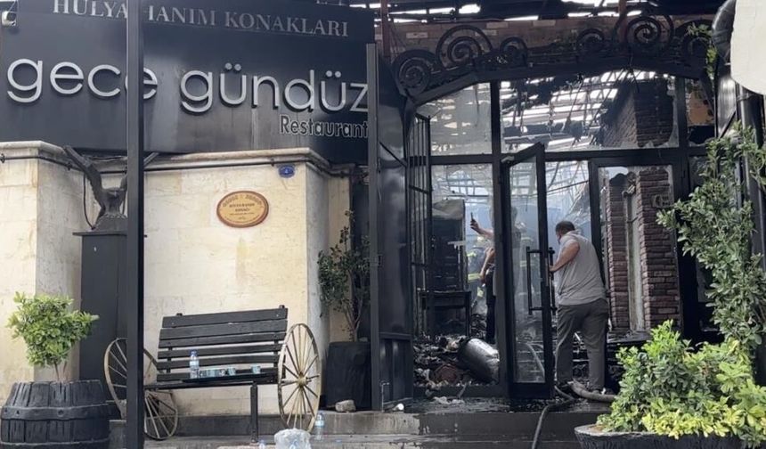 Gaziantep'te restoran yangını: Çok sayıda ekip müdahale etti