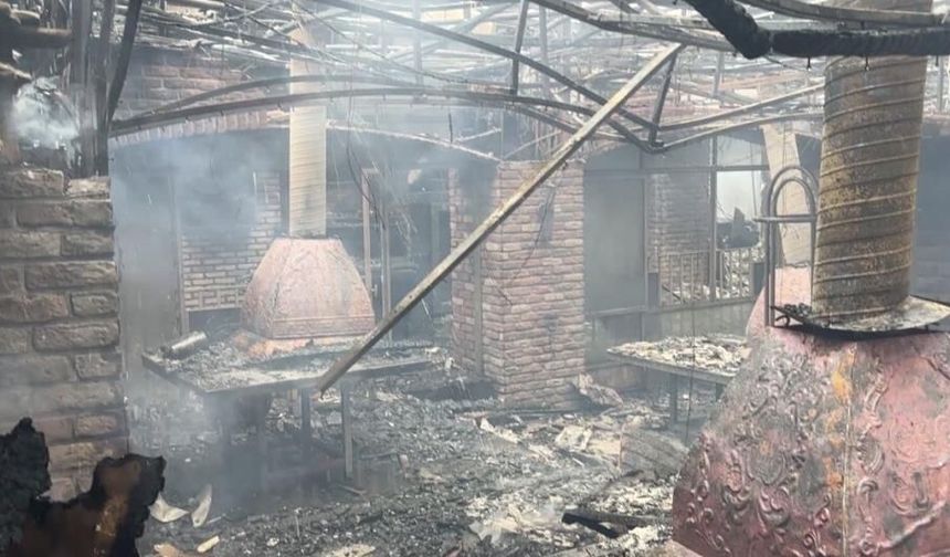 Gaziantep'te restoran yangını söndürüldü