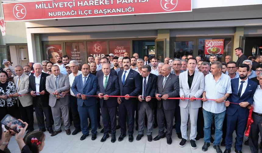 MHP GAZİANTEP TEŞKİLATINDAN İSLAHİYE VE NURDAĞI’NA ÇIKARMA