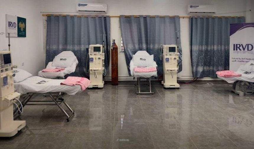 Tedmur Hastanesi’ne 1 Milyon Dolarlık Sağlık Desteği