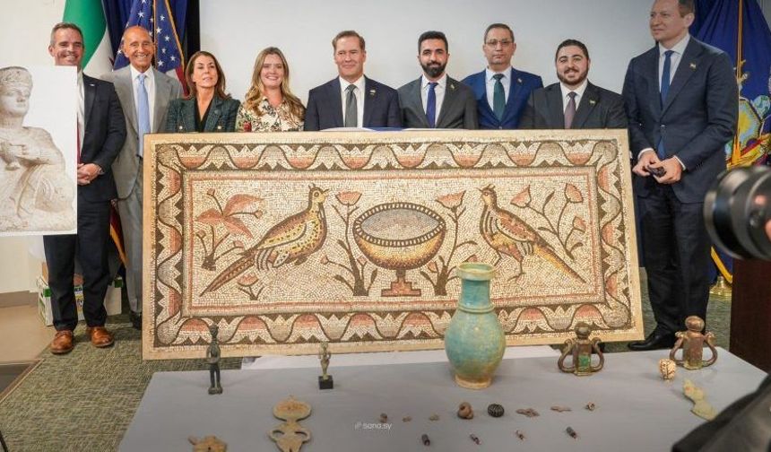 ABD, Suriye’ye 36 Tarihi Eseri İade Etti