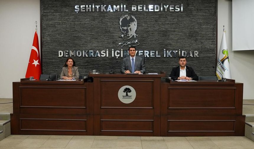 ŞEHİTKAMİL BELEDİYESİ EYLÜL AYI MECLİS TOPLANTISI YAPILDI