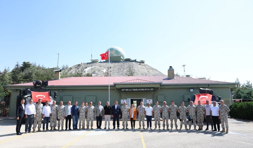 Şahin, Gaziantep Hava Radar Komutanlığı’nı ziyaret etti