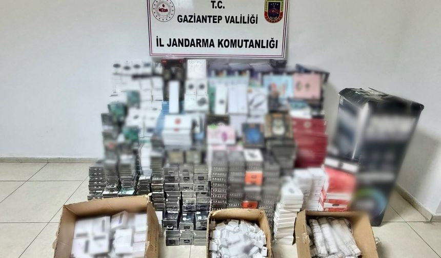 Gaziantep’te 4,1 Milyon TL’lik Kaçak Elektronik Operasyonu