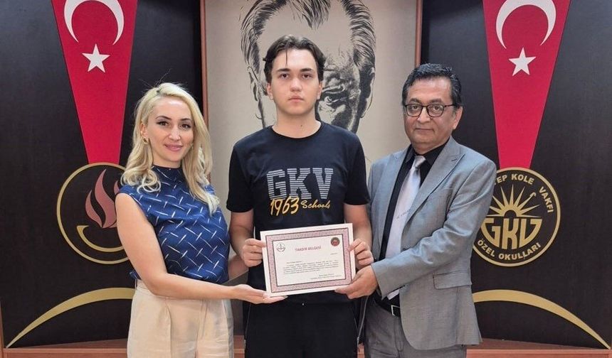 GKV’li öğrenciden bilim dünyasına katkı