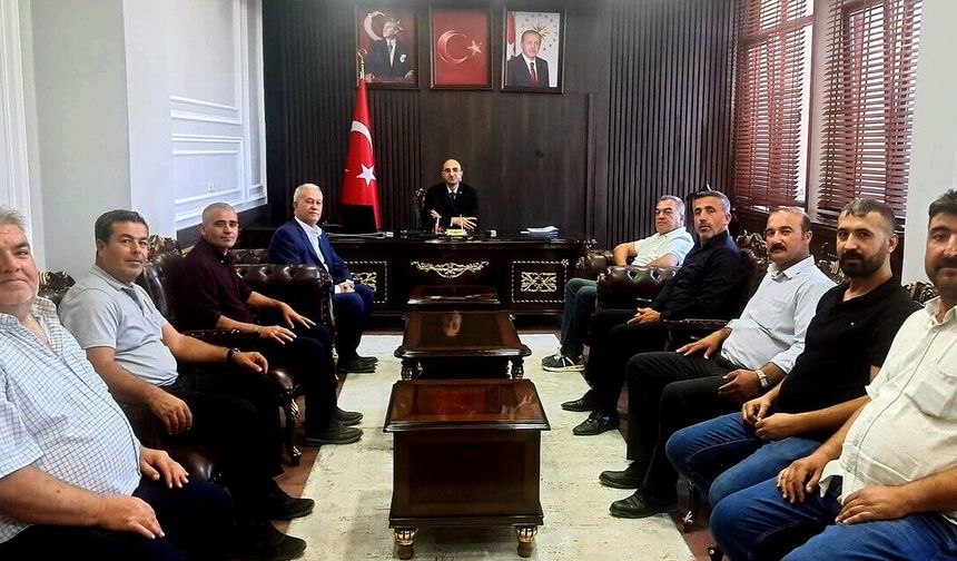 Altun’dan, Kaymakam Ceylan’a hayırlı olsun ziyareti