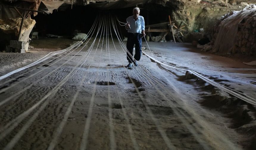 Gaziantep'teki son kendir ustası 67 yıldır mesleğini aşkla sürdürüyor