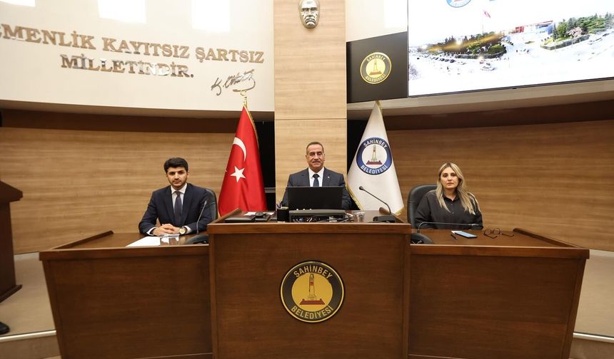 ŞAHİNBEY BELEDİYESİ EYLÜL AYI MECLİS TOPLANTISI YAPILDI