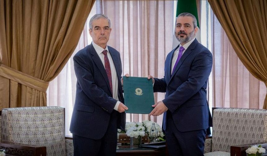 El-Şeybani, Brezilya Büyükelçisinin Güven Mektubunu Aldı