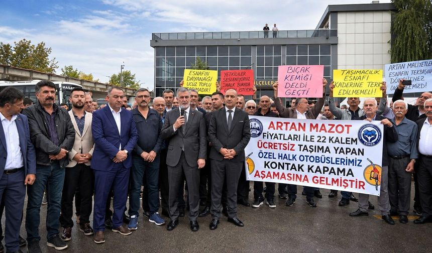 Özel Halk Otobüsçülerinden Kontak Kapatma Uyarısı