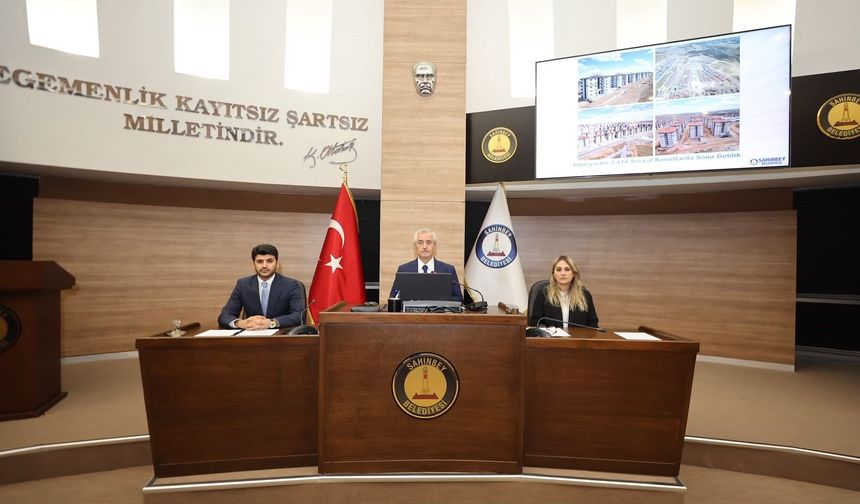 Şahinbey Belediyesi ekim ayı meclis toplantısı yapıldı