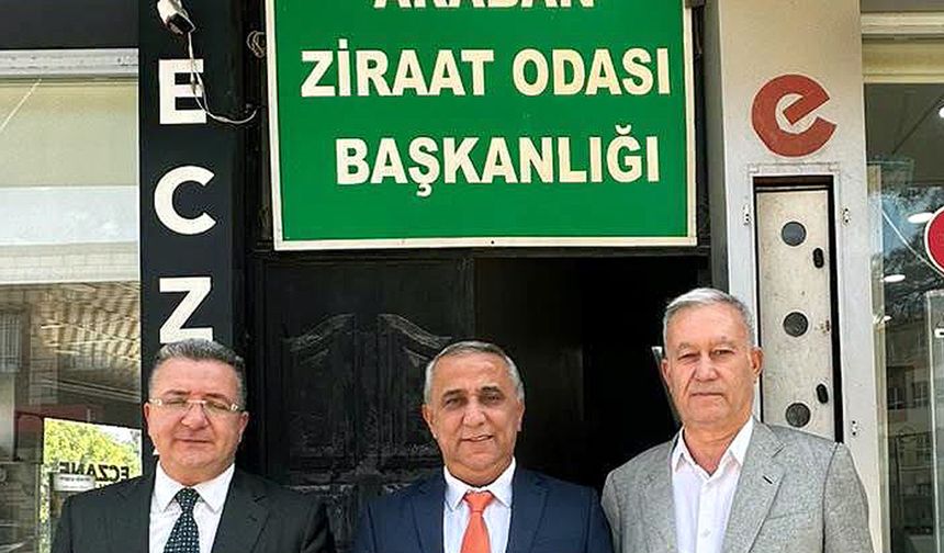 Sağlam’dan Araban Ziraat Odasına ziyaret