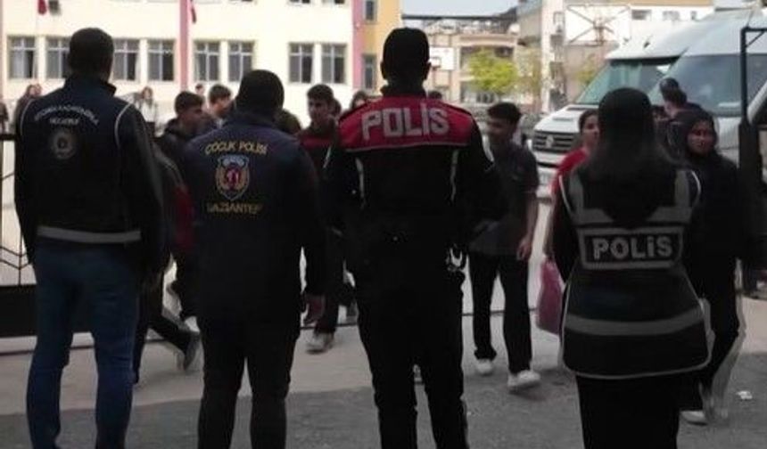 Gaziantep’te okul çevrelerinde huzur-güven-asayiş uygulaması
