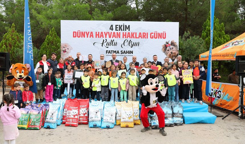 Gaziantep’te 4 Ekim Dünya Hayvanları Koruma Günü Kutlandı