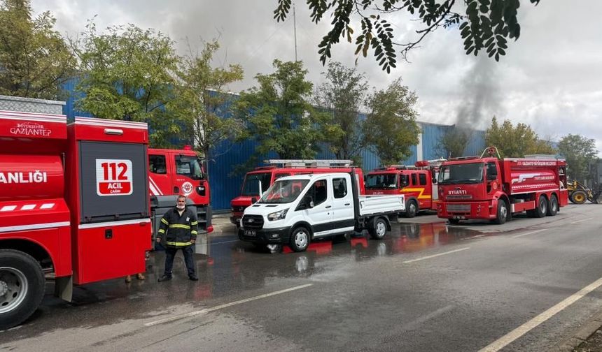 Gaziantep’te pamuk fabrikasında yangın
