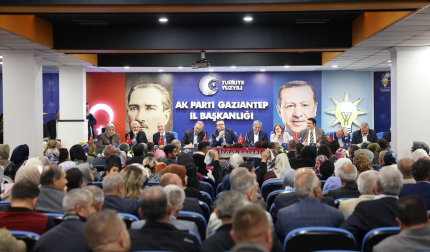 AK Parti Gaziantep Teşkilatı Ekim Ayı Danışma Meclisi’nde Buluştu