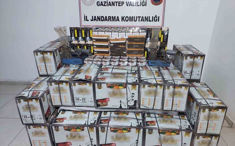 Gaziantep’te 800 bin TL değerinde kaçak nargile malzemeleri ele geçirildi