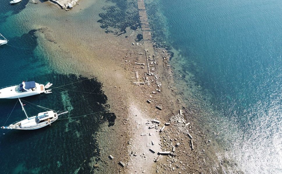Sular Çekildi, 3 Bin 500 Yıllık Kral Yolu Ortaya Çıktı