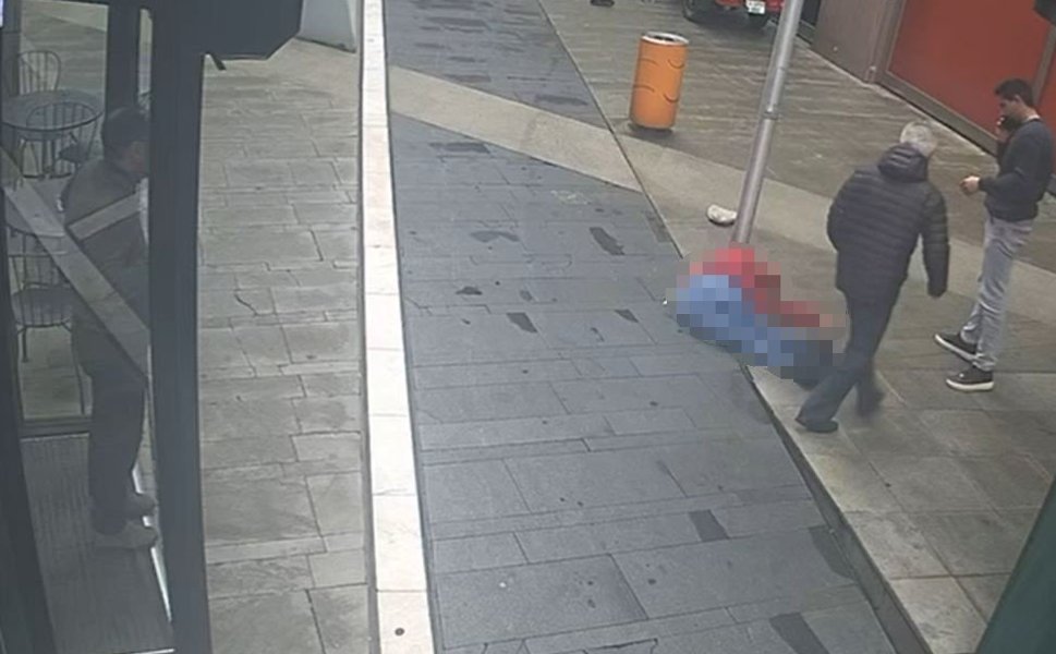 Erol Köse’nin düşme anına ilişkin görüntüler