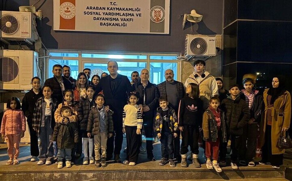 Araban’da öksüz, yetim çocuklara iftar programı düzenlendi