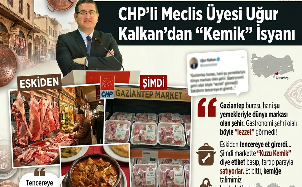 CHP’li Meclis Üyesi Uğur Kalkan'dan "Kemik" İsyanı