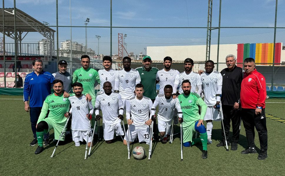 Şahinbey Ampute Futbol Takımı Çeyrek Finalde