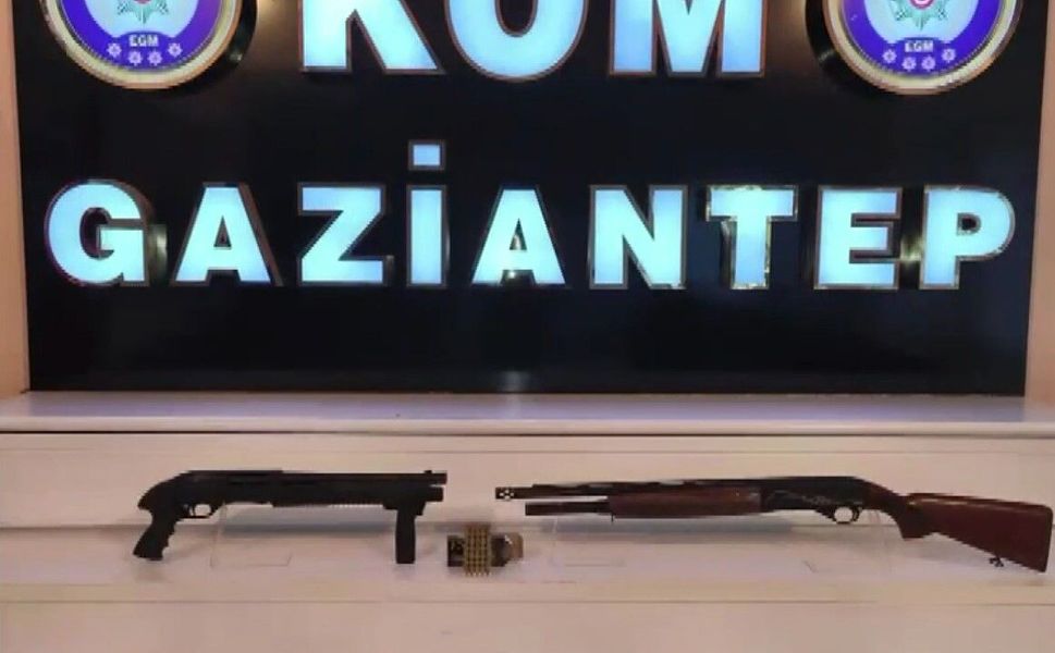 Gaziantep'te 6 adet ruhsatsız silah ele geçirildi: 1 gözaltı