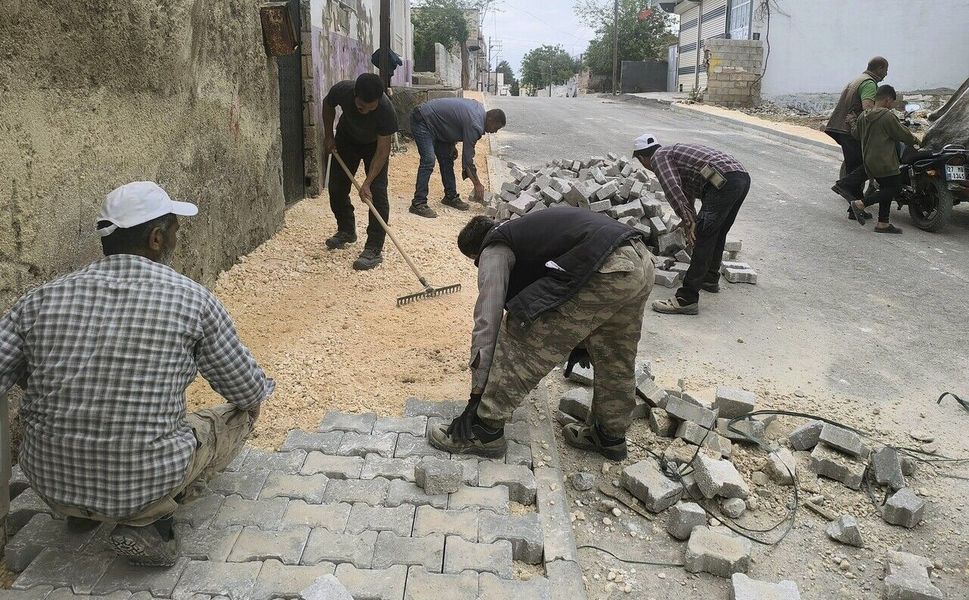 Araban'da cadde ve sokaklarda iyileştirilme çalışmaları sürüyor