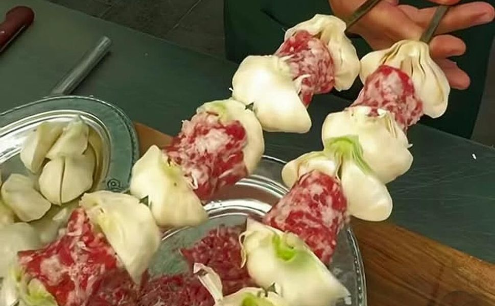 Araban'da sarımsak kebabı sezonu başladı