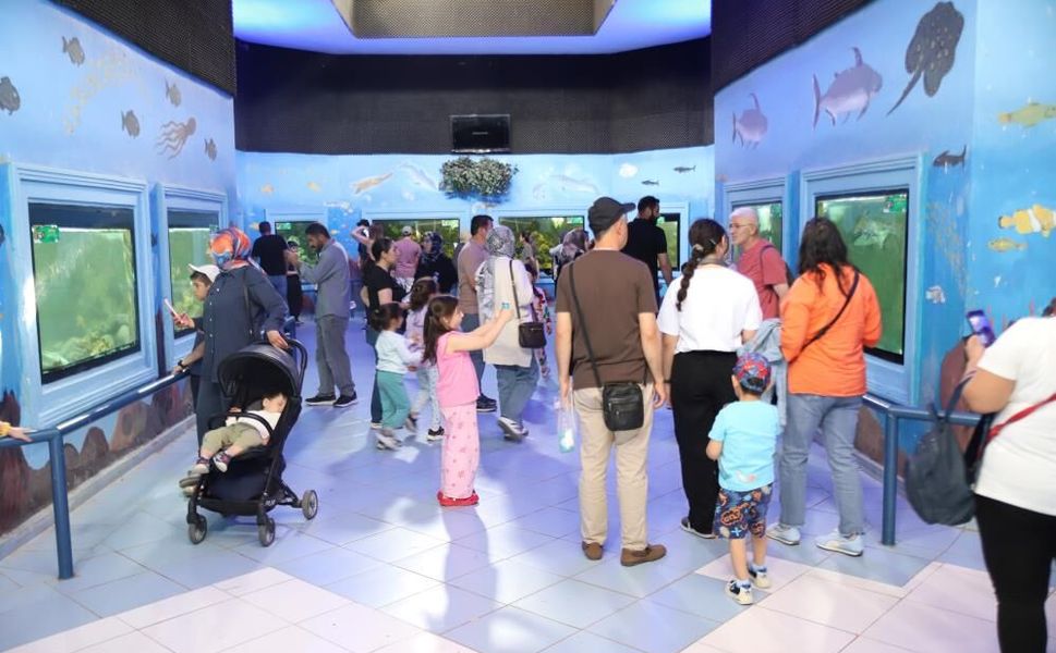 Gaziantep Doğal Yaşam Parkı'nda bayram yoğunluğu