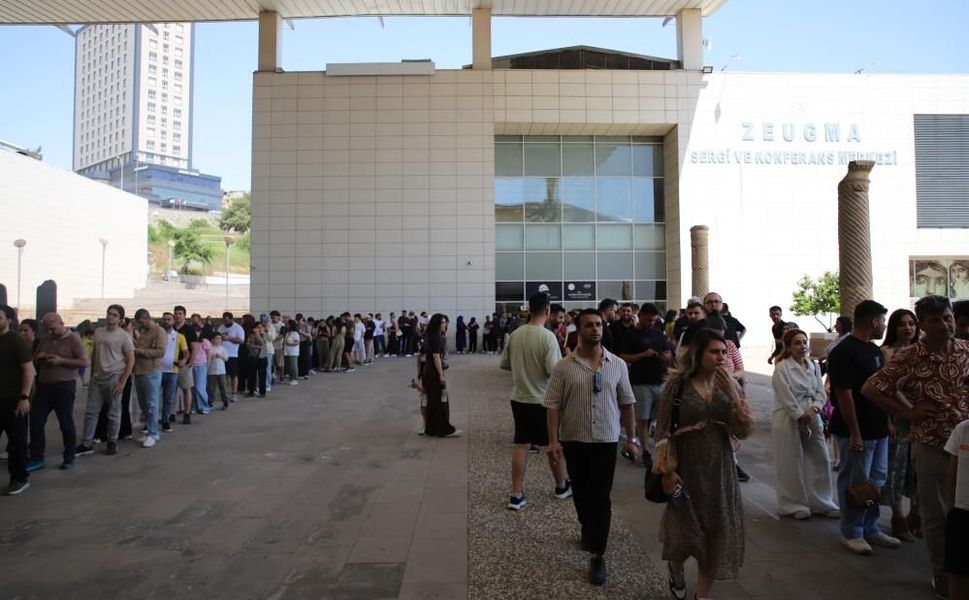 Zeugma Mozaik Müzesi bayramda ziyaretçi akınına uğradı