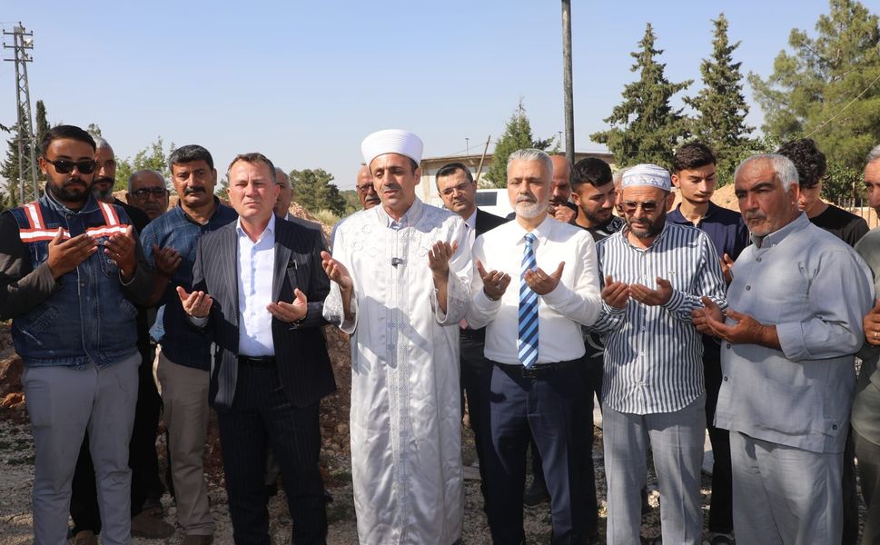 Nizip Belediyesi'nin desteklediği cami projesinde ilk adım atıldı