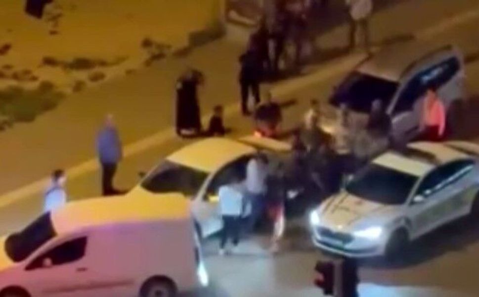 Gaziantep'te meydana savaşını aratmayan trafik kavgası