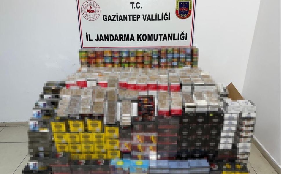 Gaziantep'te 1,8 milyon TL değerinde kaçak ürün ele geçirildi