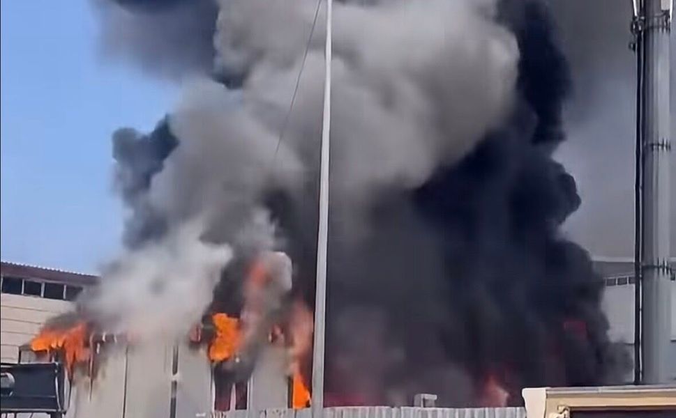Gaziantep'te Fabrika Yangını